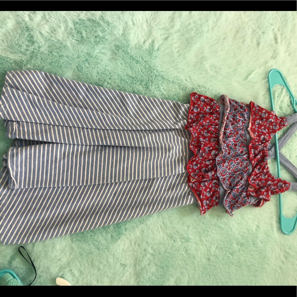 Red, white and blue sundress